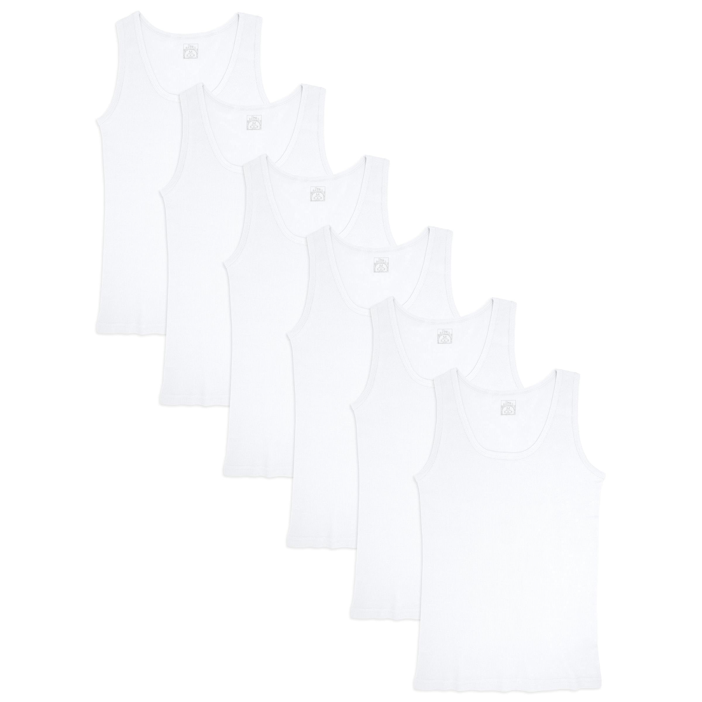 Sexy Basics Women's 100% Cotton Flex Tank Tops | Soft Super Fit Ribbed Fabric Tanks | Multi-Packs & Colors