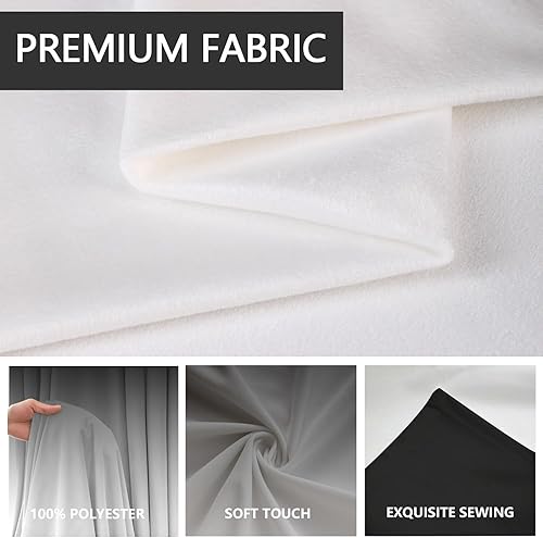 Miniatura 7 de AAtter Cortina de ventana color negro y gris, blanco, plateado, degradado grisáceo oscuro, arte estético simple, artístico de moda, sala de estar,