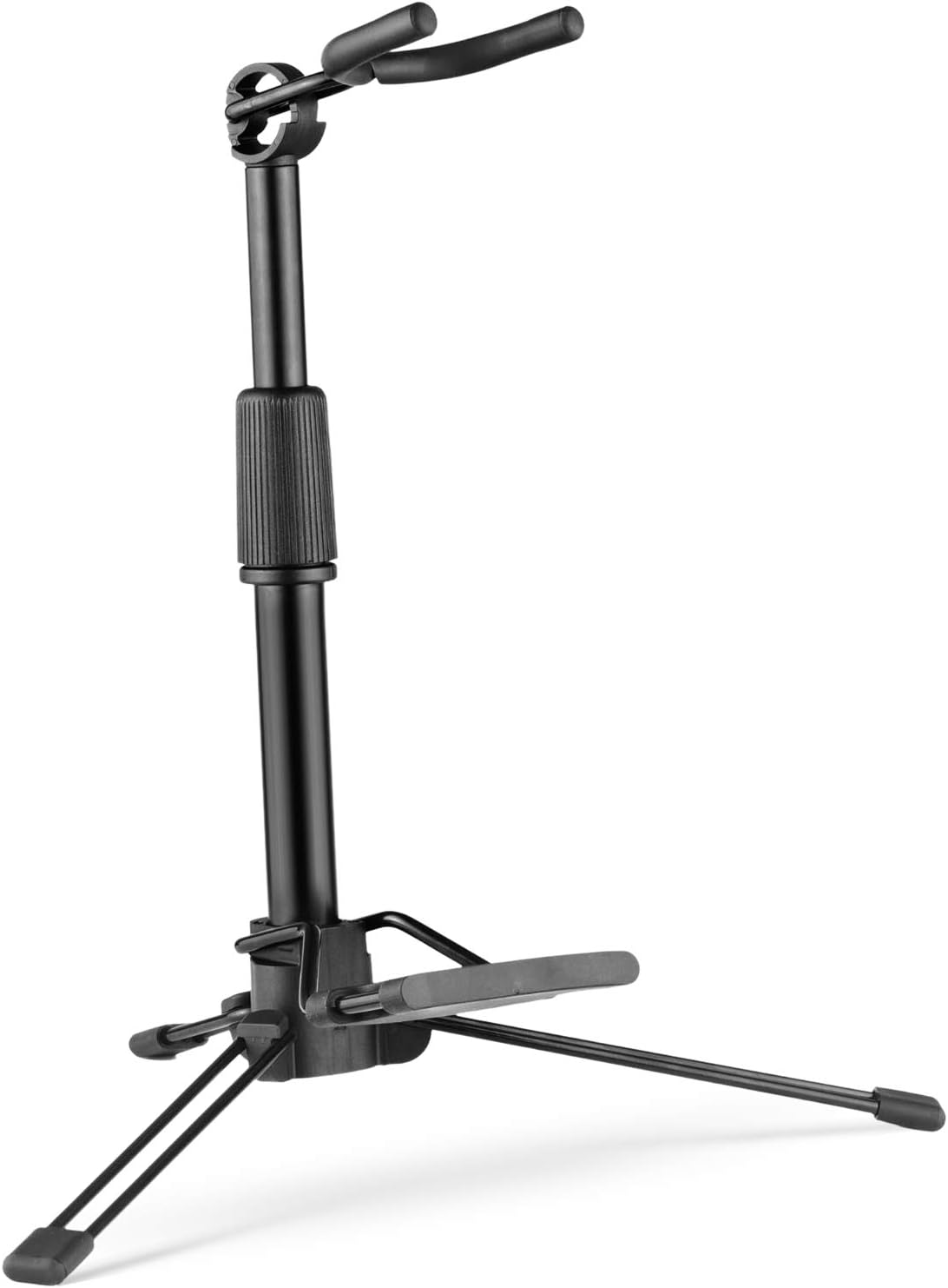 Foldable Digital Wind Instrument Stand Adjustable Metal Aerophone Holder Musical Instrument Stand, Black