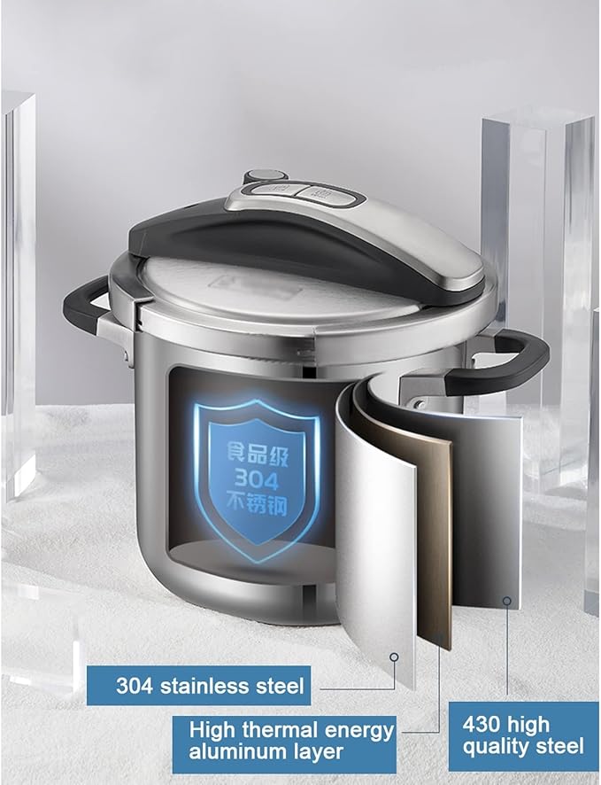 Olla a Presión Acero Inoxidable 6L YUSIWOAL miniatura 4