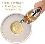Mixing Bowls Set of 5, Wildone Stainless Steel Nesting Bowls with Khaki Lids, 3 Grater Attachments, Measurement Marks & Non-Slip Bottoms, Size 5, 3, 2, 1.5, 0.63 QT, Great for Mixing & Serving