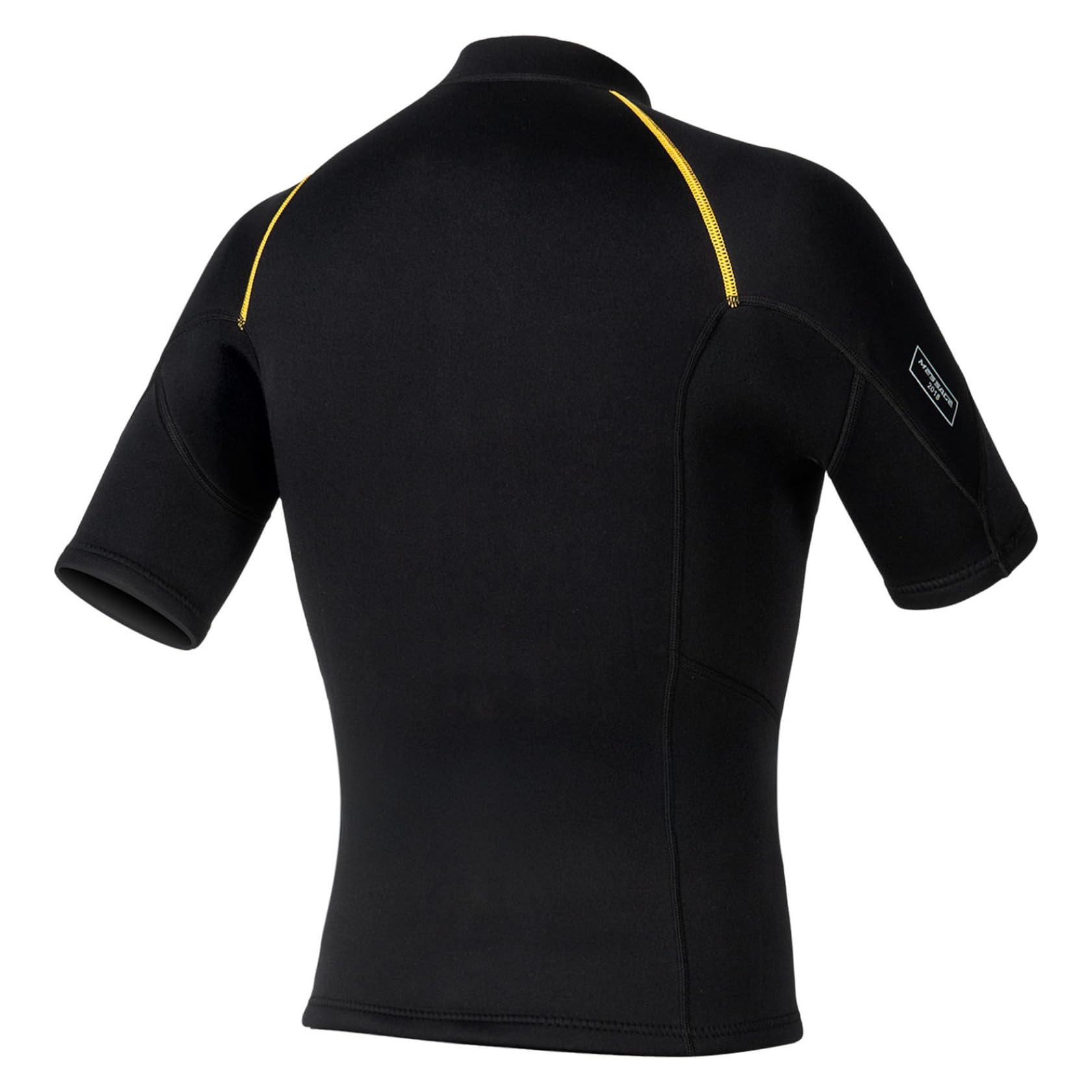 Jugaoge Top de Wetsuit Homme 1.5 mm Neoprène Haut de Combinaison Plongée Veste Manches Courtes Sport Nautique Surf Snorkeling