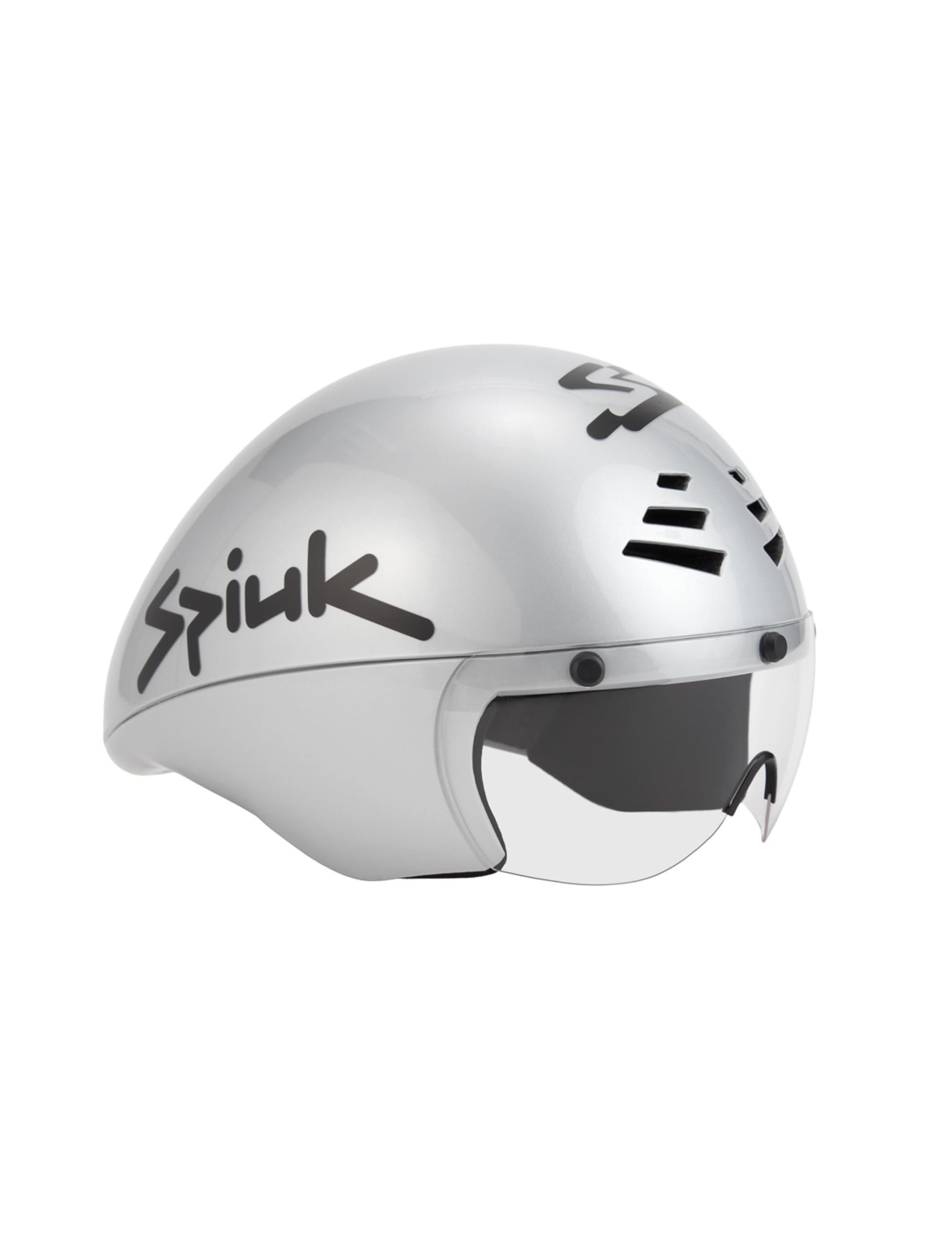 Casco Ardea Unisex Plata de Ciclismo Crono y Triatlón (M-L) 55-61