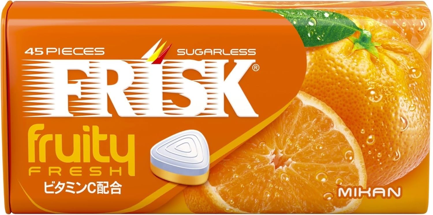 FRISK Fruity Fresh Mandarin Mint 31.5g – Sugar-Free Japanese
