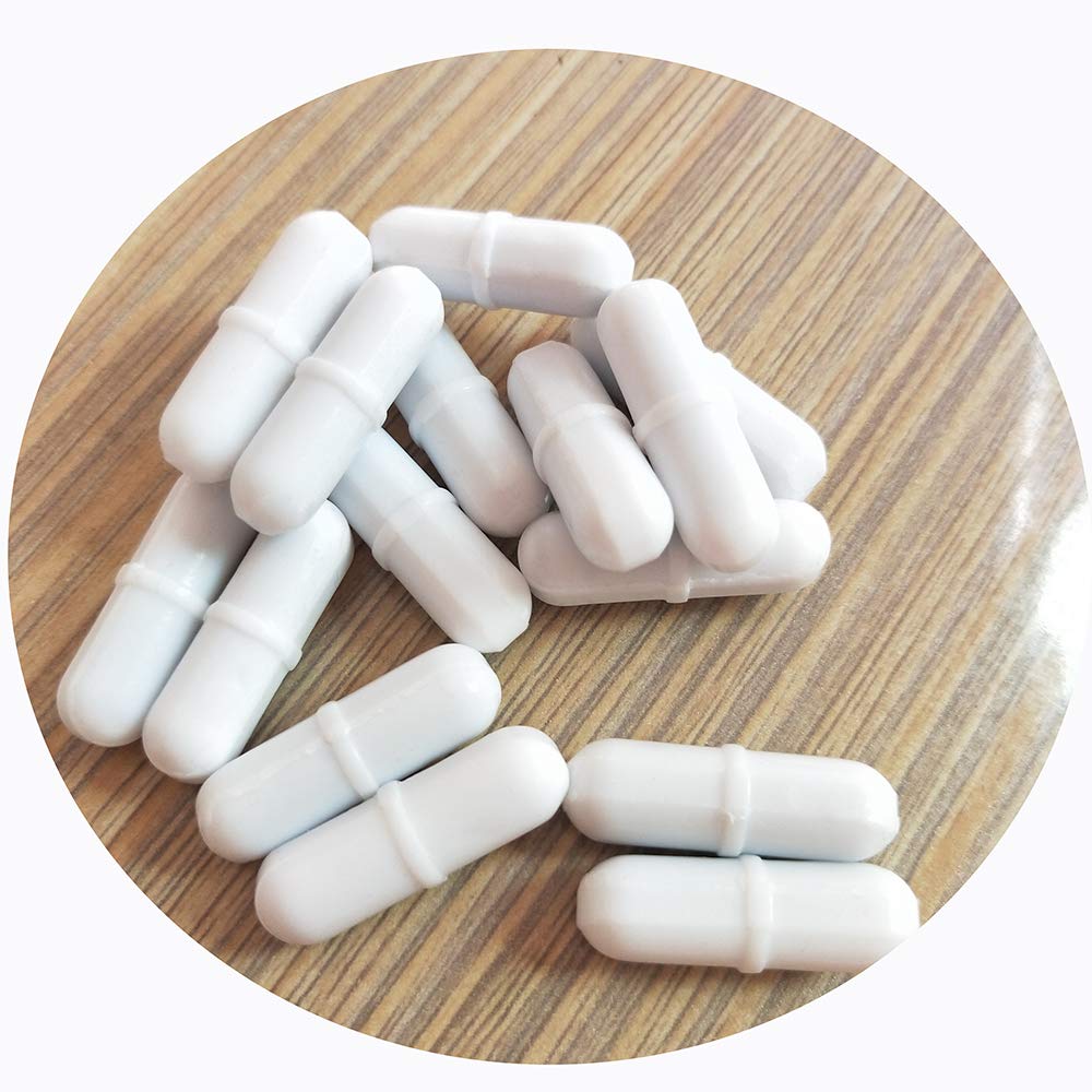 BBTCTYPTFE Magnetic Stir Bars, Cylindrical With Ring Shape, 9mm Diameter x 30mm Length, 5Pcs