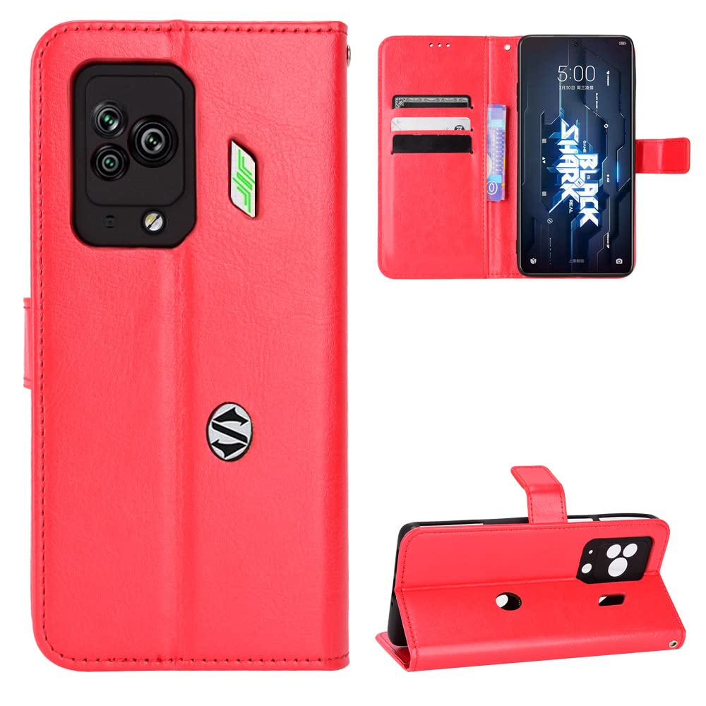 BaiBaiDY Cover per Xiaomi Black Shark 5 Pro Custodia, Slot Cart