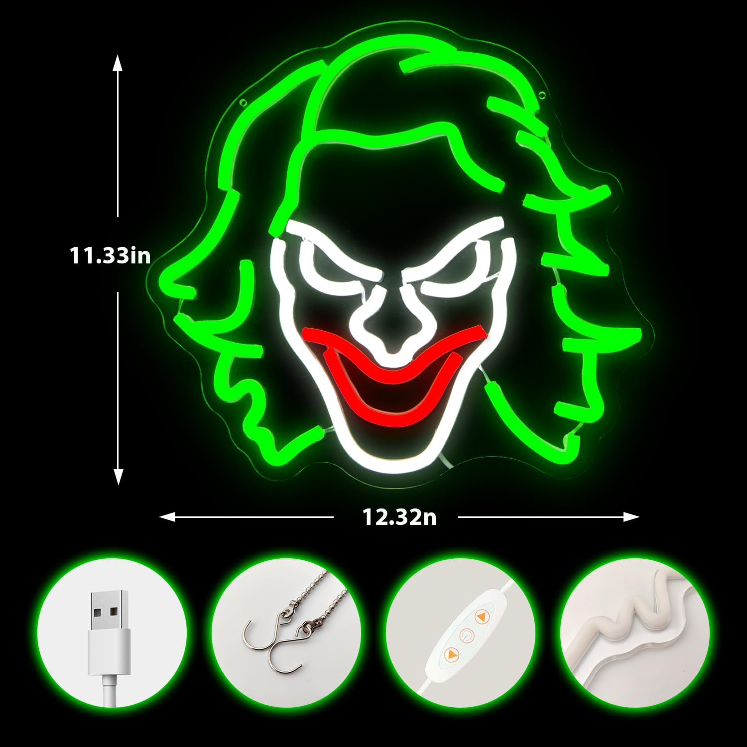 Joker Neon Sign Led Neon Sign for Man Cave Neon Light Movie