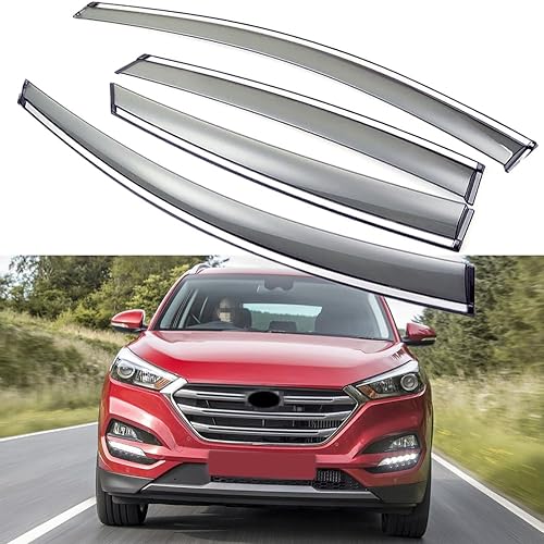 SPEEDLONG Deflector de ventilación para ventana de coche, compatible con Hyundai Tucson 2016 2017 2018 2019 2020 2021