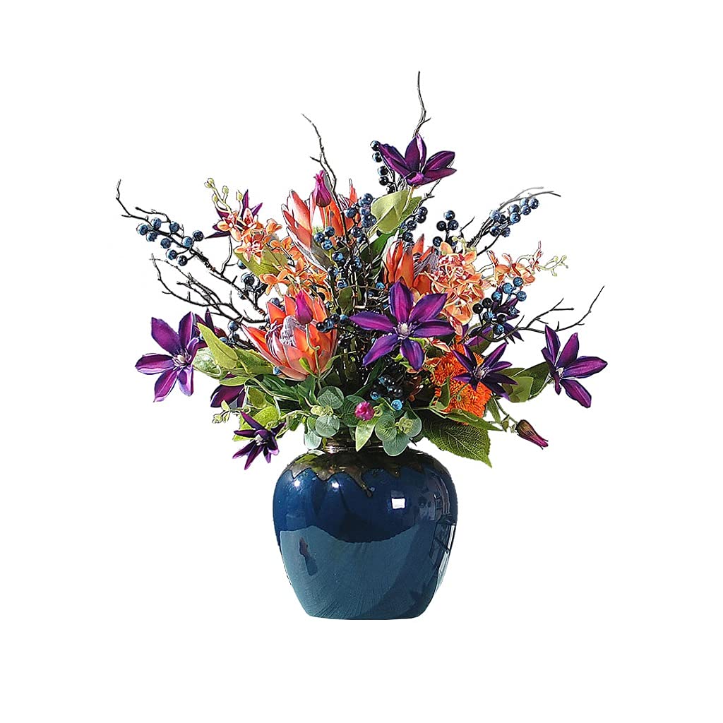 Fleurs artificielles de mariage et décoration de fête en céramique