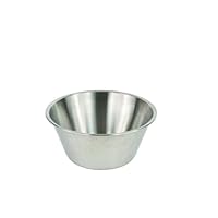 GOBEL - Roestvrijstalen mengkom met platte bodem 32 cm - Professionele mengkom - Grote capaciteit voor keuken en banketbakkerij - Robuust en duurzaam - Vaatwasmachinebestendig