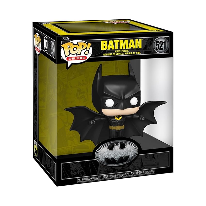 Funko Pop! Deluxe: BM 85th - Batman Soaring - Batman 1989 - Figura in Vinile da Collezione - Idea Regalo - Merchandising Ufficiale - Giocattoli per Bambini e Adulti - Movies Fans