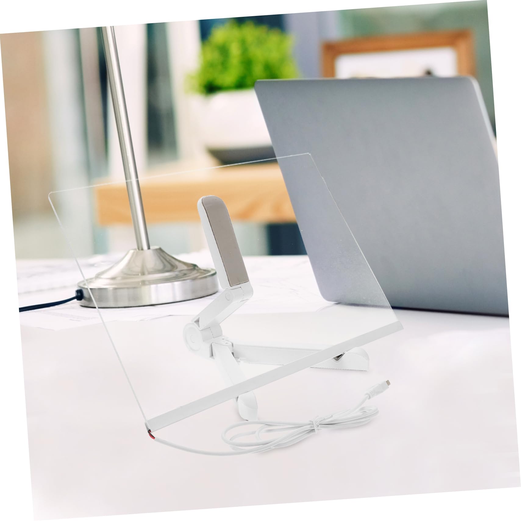 Zerodeko Set Di Lavagne Cancellabili A Secco Con Luce Led Lavagna Per Appunti in Acrilico Supporto Per Lavagna Da Disegno Per Ragazzi E Ragazze Kit Da 7 Penne