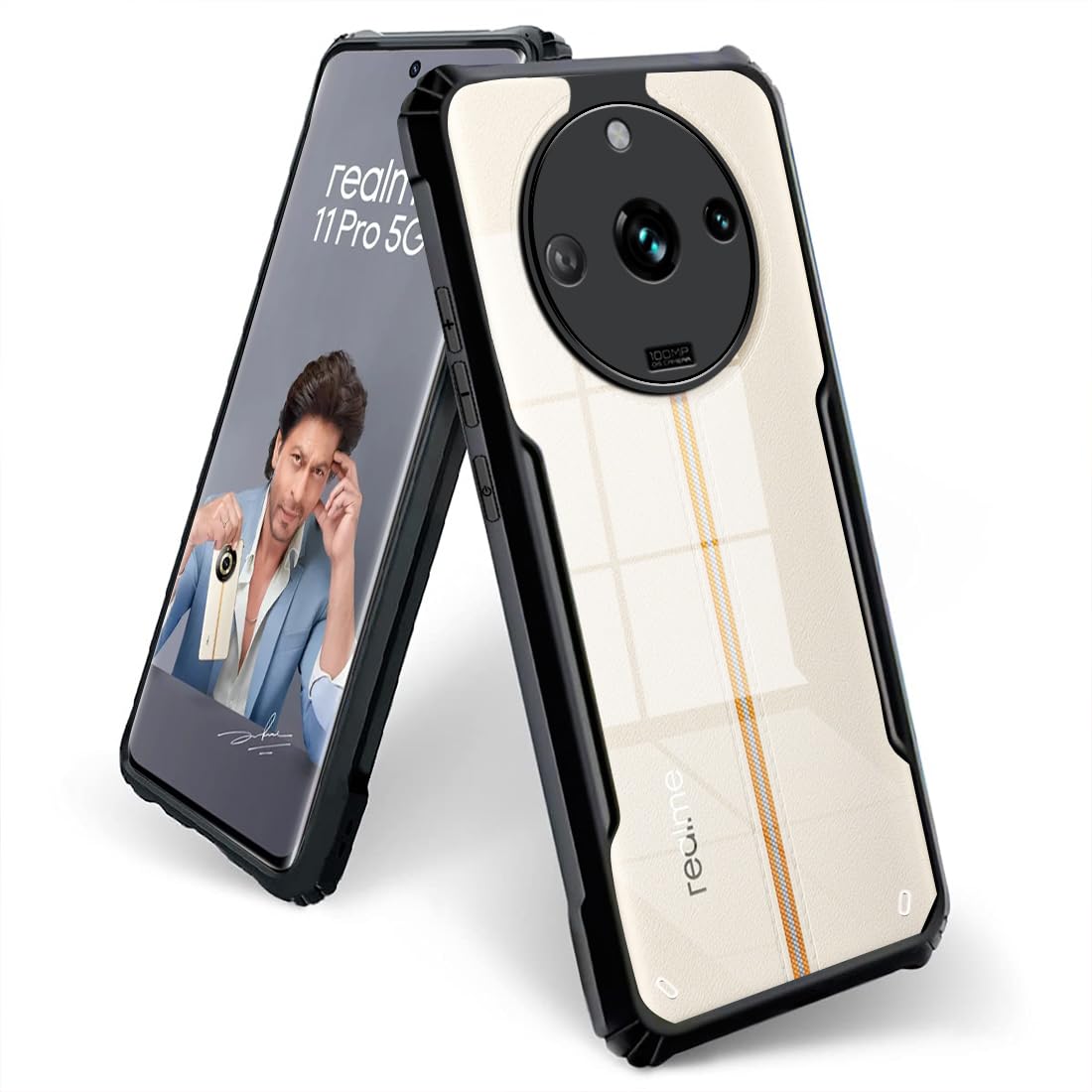 Fashionury TPU+Plastic Crystal Clear Back Cover Case360 Degree Protection Protective Design Transparent Back Cover Case for Realme Narzo 60 Pro 5G/Realme 11 Pro 5G/Realme 11 Pro Plus 5G Black Bumper (B0C8DDG6W6) Amazon Price History, Amazon Price Tracker