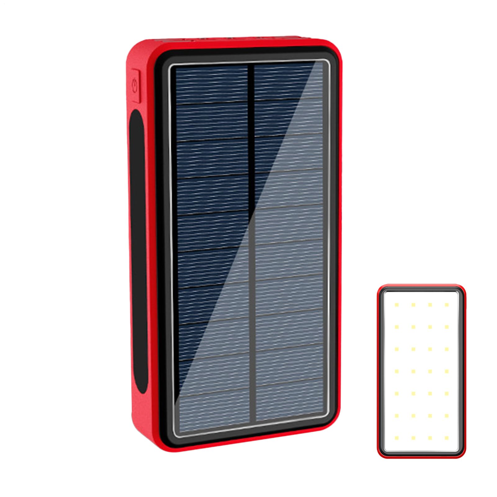 Caricabatterie Solare Cellulare Power Pack Batteria Impermeabile Con | Power Bank Solare Portatile per Telefono Supporta 4 Dispositivi Elettronici per Campeggio Viaggio