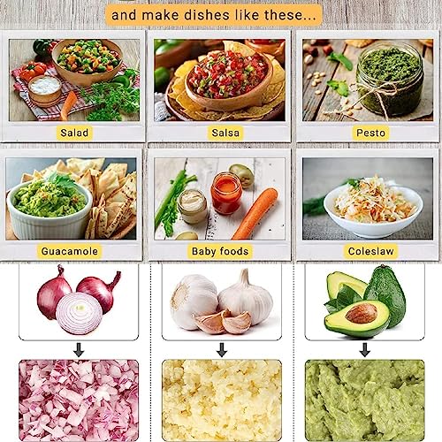 Image of Twister Push Chopper 2-in-1: Effortless Chopping and Blending of Vegetables, Fruits, and Spices | Handheld Fruit & Vegetable Chopper with Blender | 800ml Capacity | Multicolor.