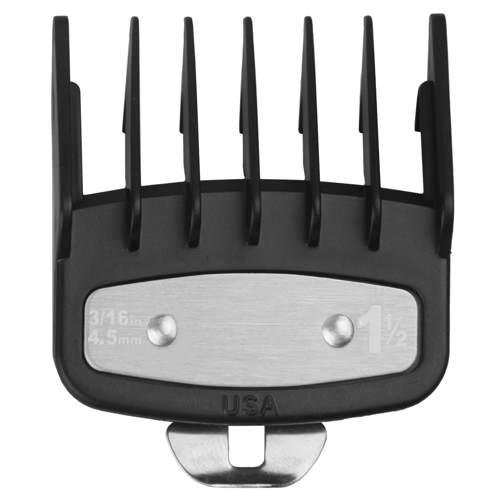 Replacement for Wahl 1 1/2 Premium Clipper Guard Clip Guide Metal #3354-100 3/16" 4.5mm Premium Metal Clipper Guard Replacement for Wahl 1 1/2 - Achieve Precise Cuts with Confidence