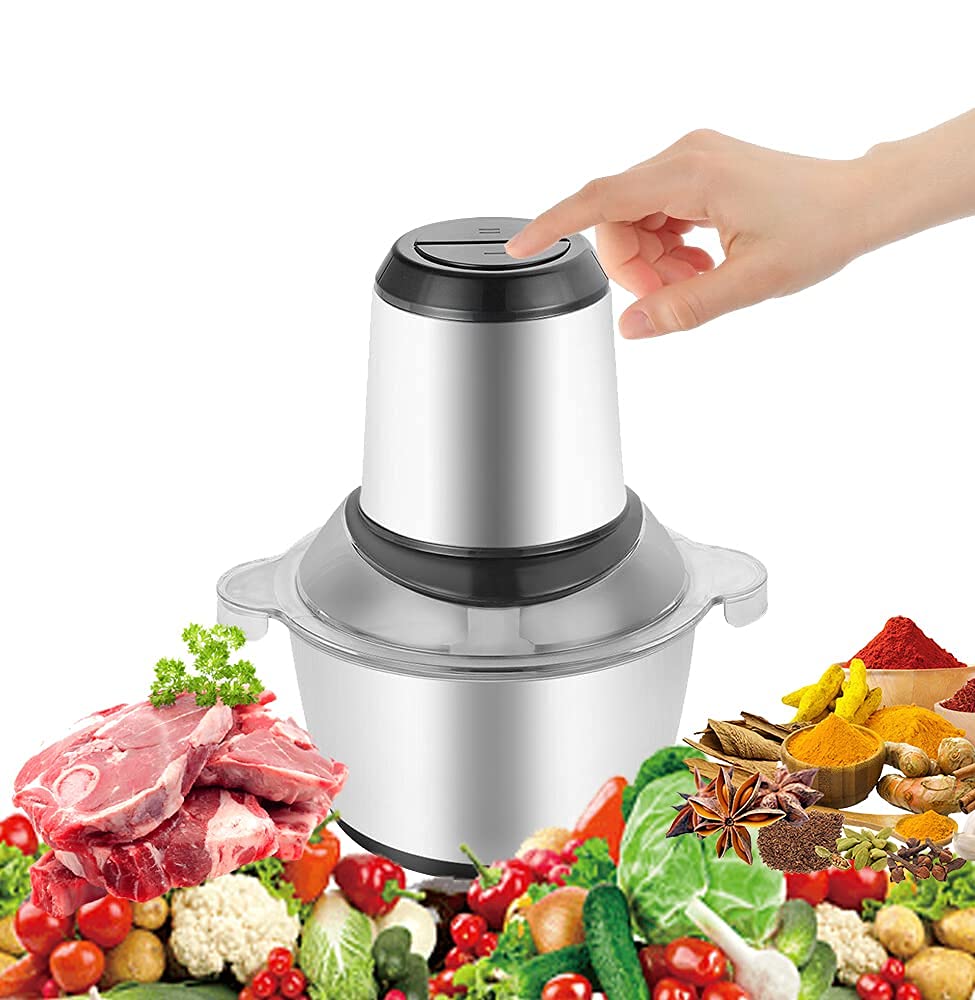 Buy Gnanex Electric 350W Steel Body Meat Vegetables Fruits Nuts Food