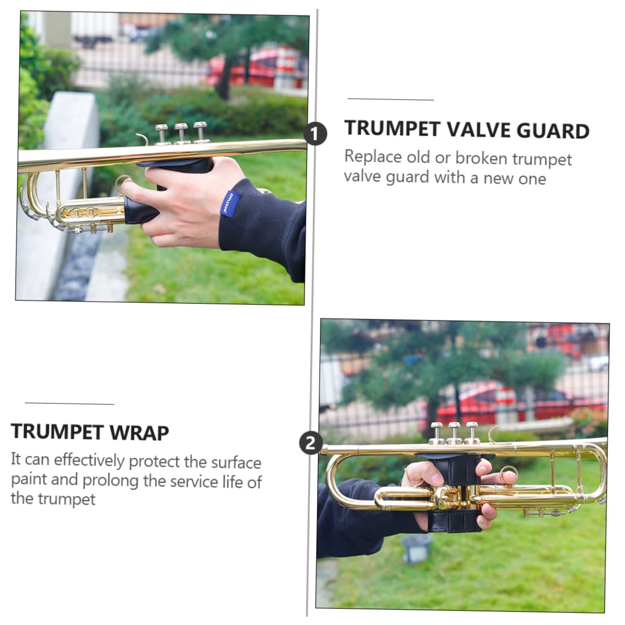 GLSTOY Leather Trumpet Guard Trumpet Accessory Case Moisture Oil Sweat Dirt Resistant Protector