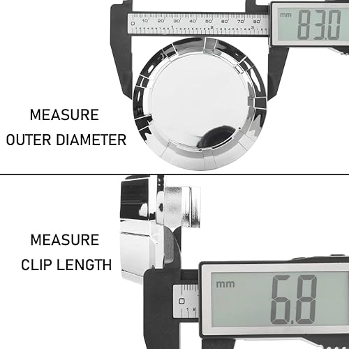 Miniatura 4 de RTrhinoTuning 4 tapas centrales de rueda de 3.268 in compatibles con llanta de rueda Avalanche Suburban Silverado Tahoe Sierra Yukon Denali