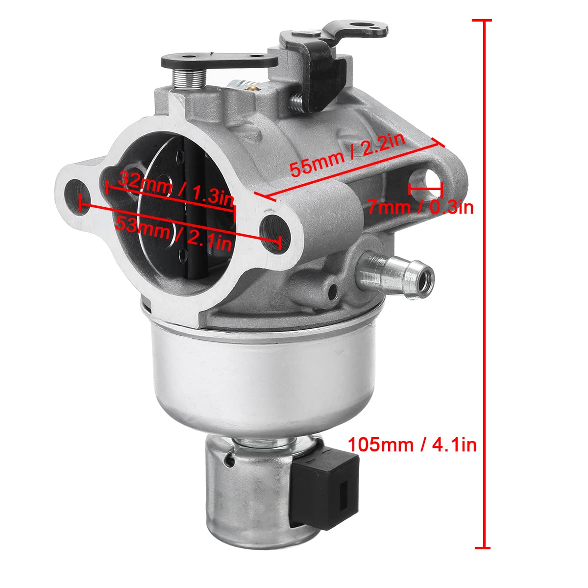 ZAMDOE Kit de reconstruction de carburateur 20853 33-S pour moteurs Kohler Courage SV470 SV480 SV530 SV540 SV590 SV591 SV600 SV601 SV610 SV620 SV530S SV540S CV490 CV492 CV493 117-S moteurs