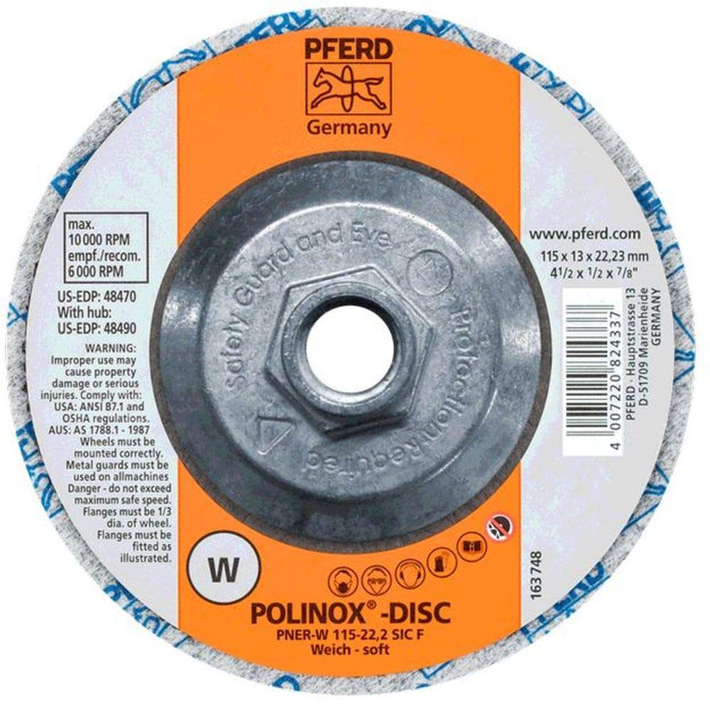 PFERD 4-1/2'' POLINOX UNITIZED DISC Soft Type (48490) (5/Each)