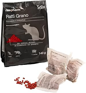 🚨 EXTREME: Newpharm Ratti Wheat – Professional Poison for Mice and Rats, Maximum Effectiveness, Indoor and Outdoor Use, Strong Attrac…