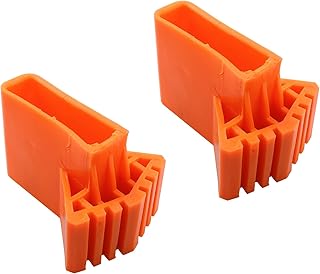 LQ Industrial 2pcs Non-Skid Folding Ladder Feet Pads, Orange