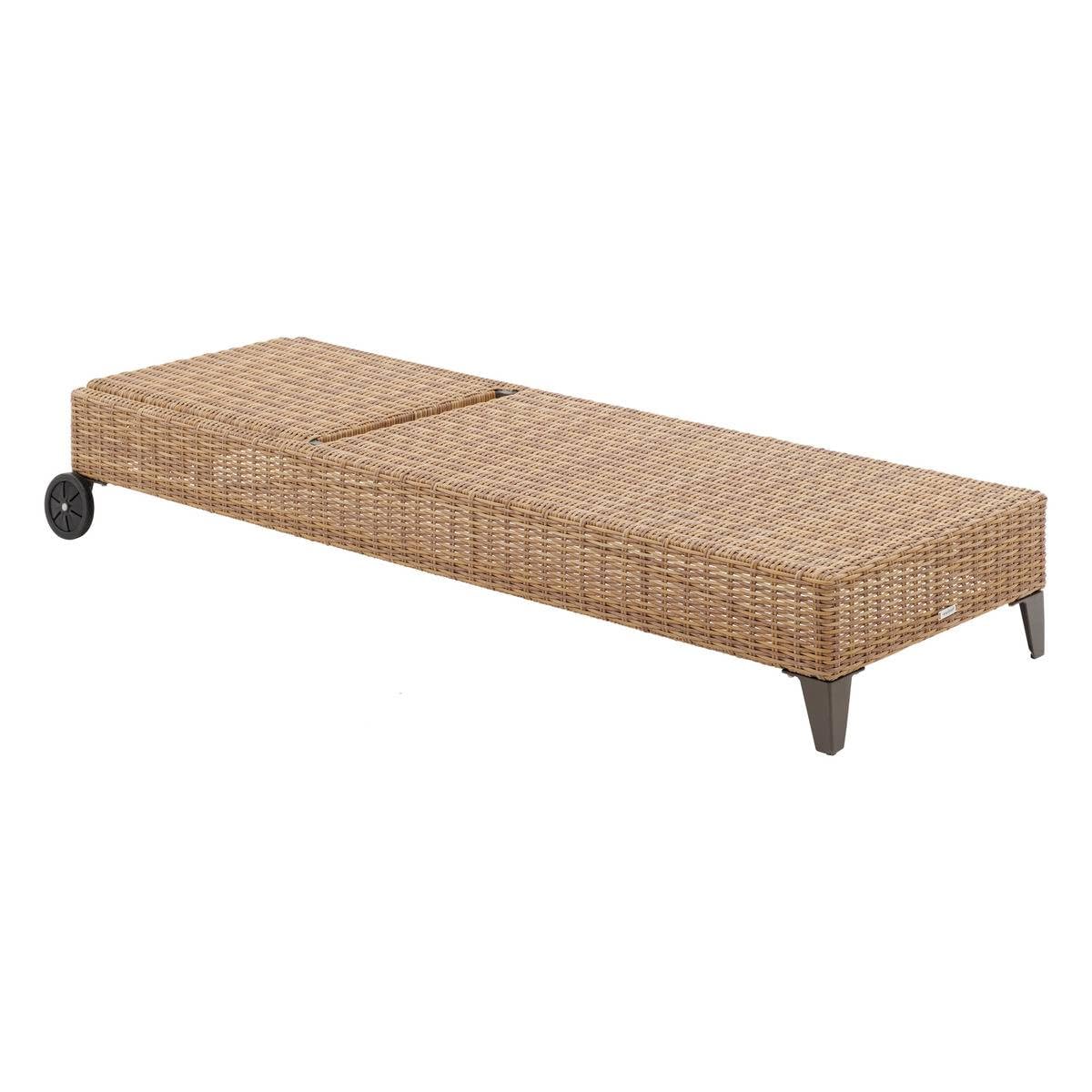Hespéride - Lit de Piscine boali Savana Aluminium résine tressée et Polyester