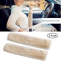 Vista 4 de MOONET Paquete de 2 fundas para cinturón de seguridad de automóvil para una conducción más cómoda, funda universal para cinturón de seguridad