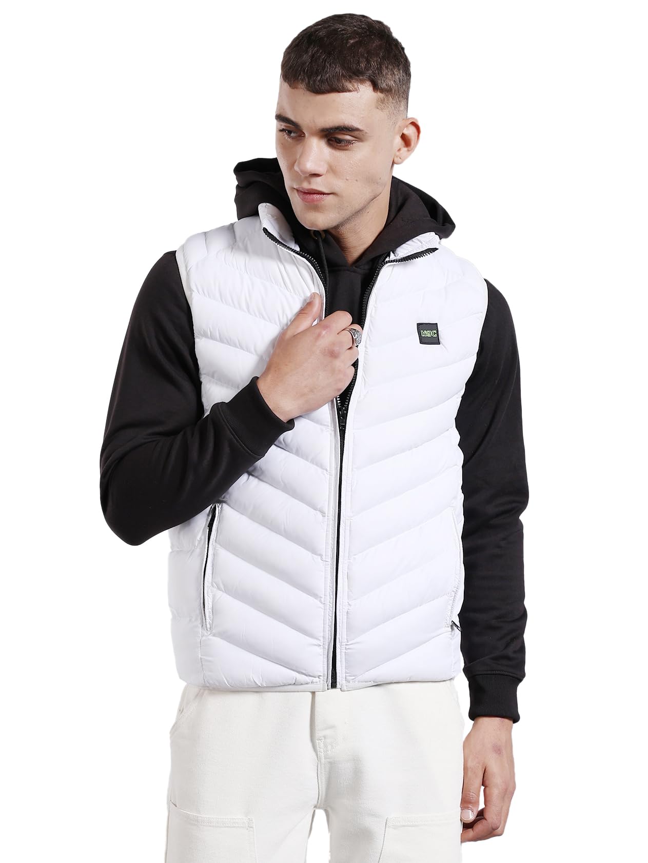the indian garage co Men Regular Fit Solid Puffer Jackets-picture-18