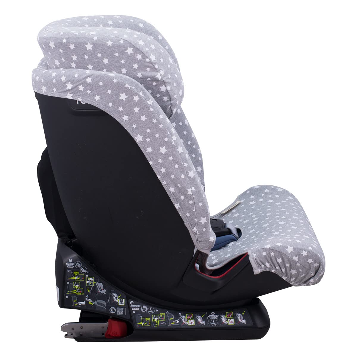 JYOKO Kids Funda Compatible con Romer Advansafix IV-M-R White Star