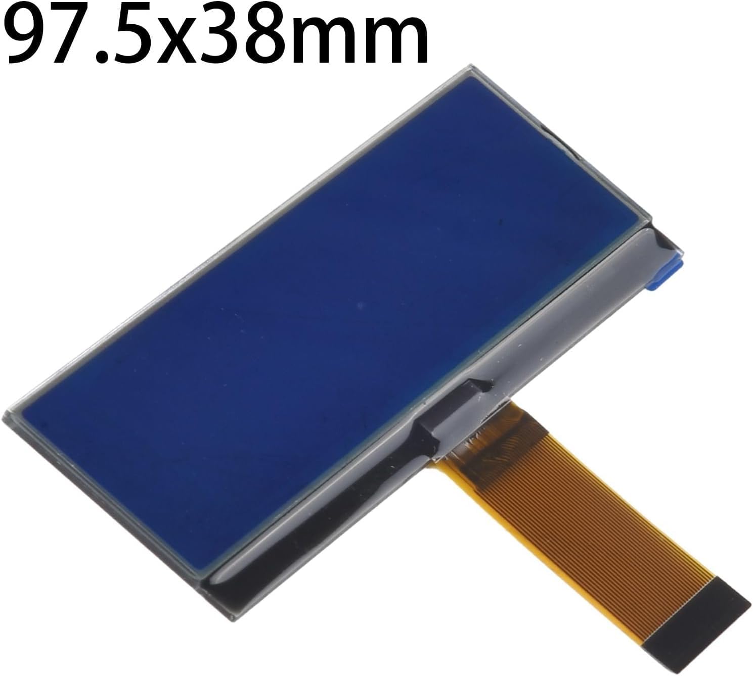 Auto-Stereo-Radio-Player-Display, 123 x 36 Pixel, Radio, LCD-Bildschirm für Nissan Qashqai, Juke, Micra, Navara, NV200 Bildschirm, Ersatz-Kit [97,5 x 38 mm]