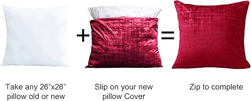 Miniatura 9 de Home Soft Things Juego de 2 fundas de almohada de terciopelo texturizado, 14 x 26 pulgadas, color verde azulado profundo, fundas decorativas