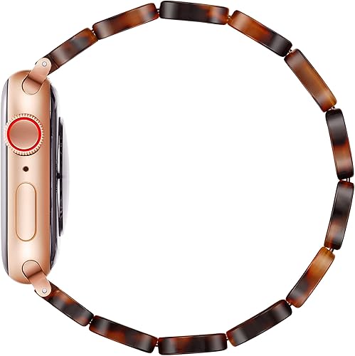 Miniatura 4 de Correa elástica ajustable para Apple Watch Series 10, 9, 8, 7, 6, 5, 4, 3, Ultra, 2, 1 - Correa de resina para iWatch para mujer de 1.654 pulgadas,