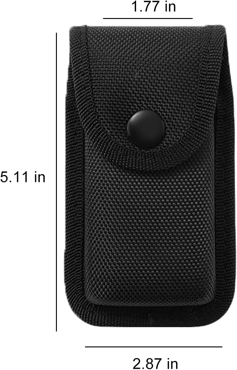 Pouch for Belt Small EDC Utility Pouches for Men with Belt Loop Compact Canvas Tactical Waist Bag for Hiking Fishing Camping Snap Closure Organizer Pouch for Belts Everyday Carry Gear - Image 2