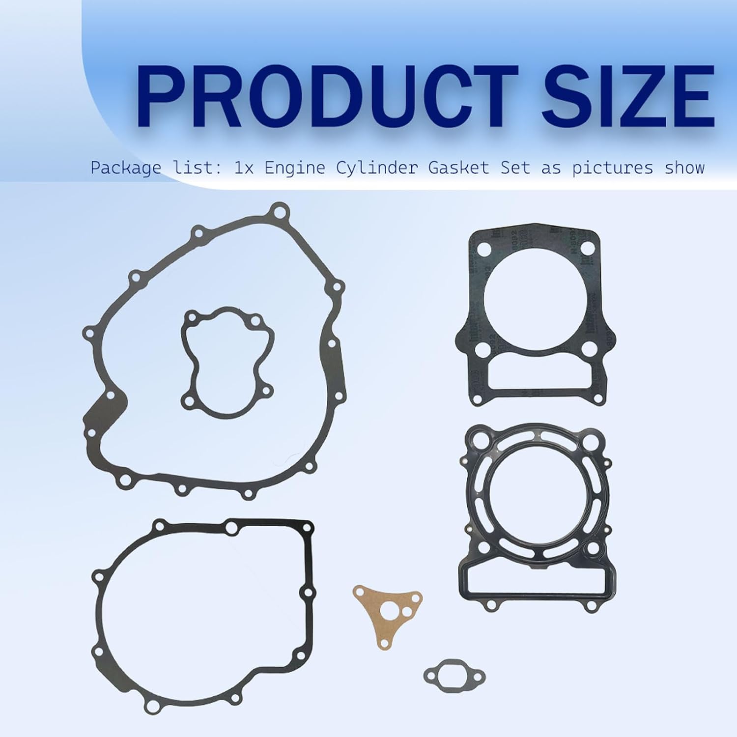 Engine Cylinder Gasket Set Replacement for Hisun Motors Corp Forge 500 HS500 Vector 500 Replace 12250-004-0000 21241-004-0000