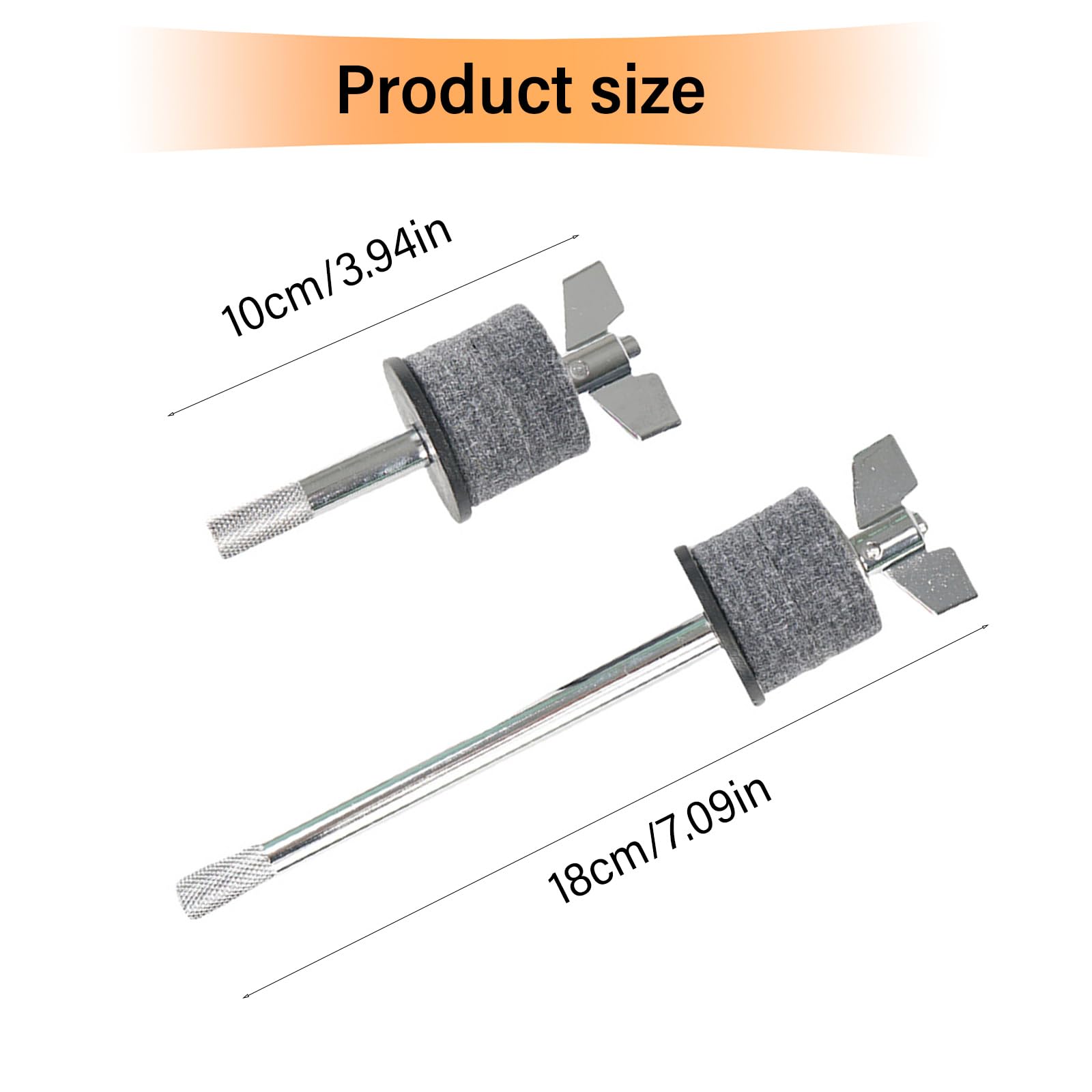 Apilador de platillos para platillos, soporte de montaje para platillos de tambor, soporte de brazo para platillos, accesorios para instrumentos de percusión, fácil de usar, estilo largo