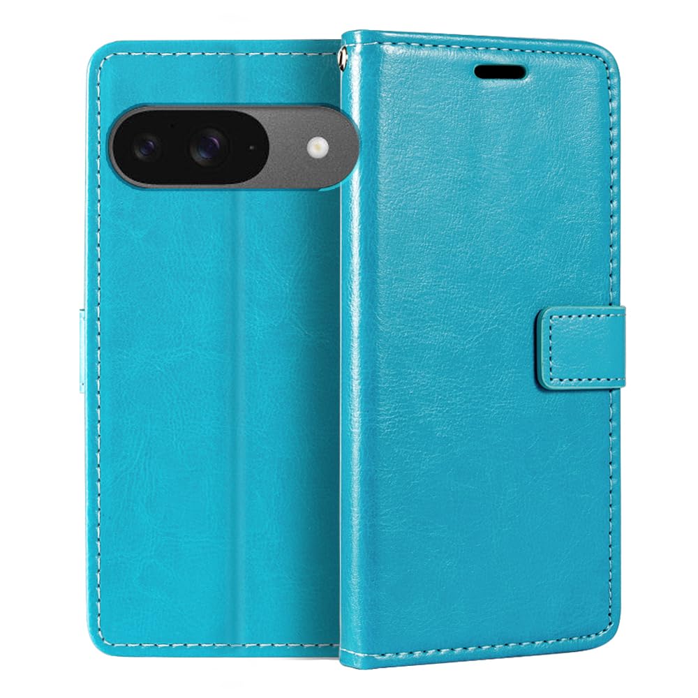 Tnviud Premium Custodia Portafoglio in PU Pelle Supporto Caso Guscio Protettiva Cover Flip TPU Silicone Skin Case per Consumer Cellular ZMAX 5G / ZTE ZMAX 5G Z7540 (Marrone