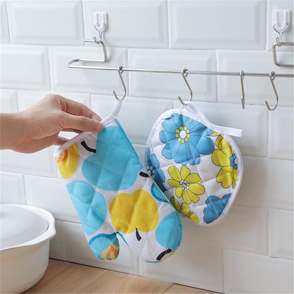 2pcs Oven Mitts And Pot Holders Set Oven Mitt Heat Resistant For Kitchen Oven Gloves