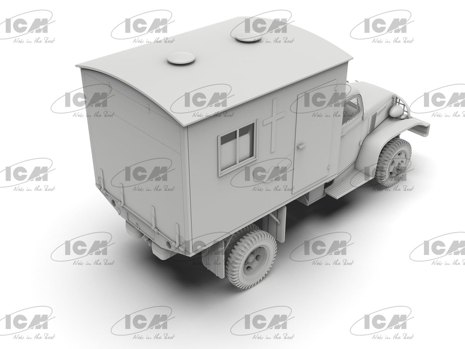 Icm - cappella mobile dell'esercito britannico 1/35 - icm 35586