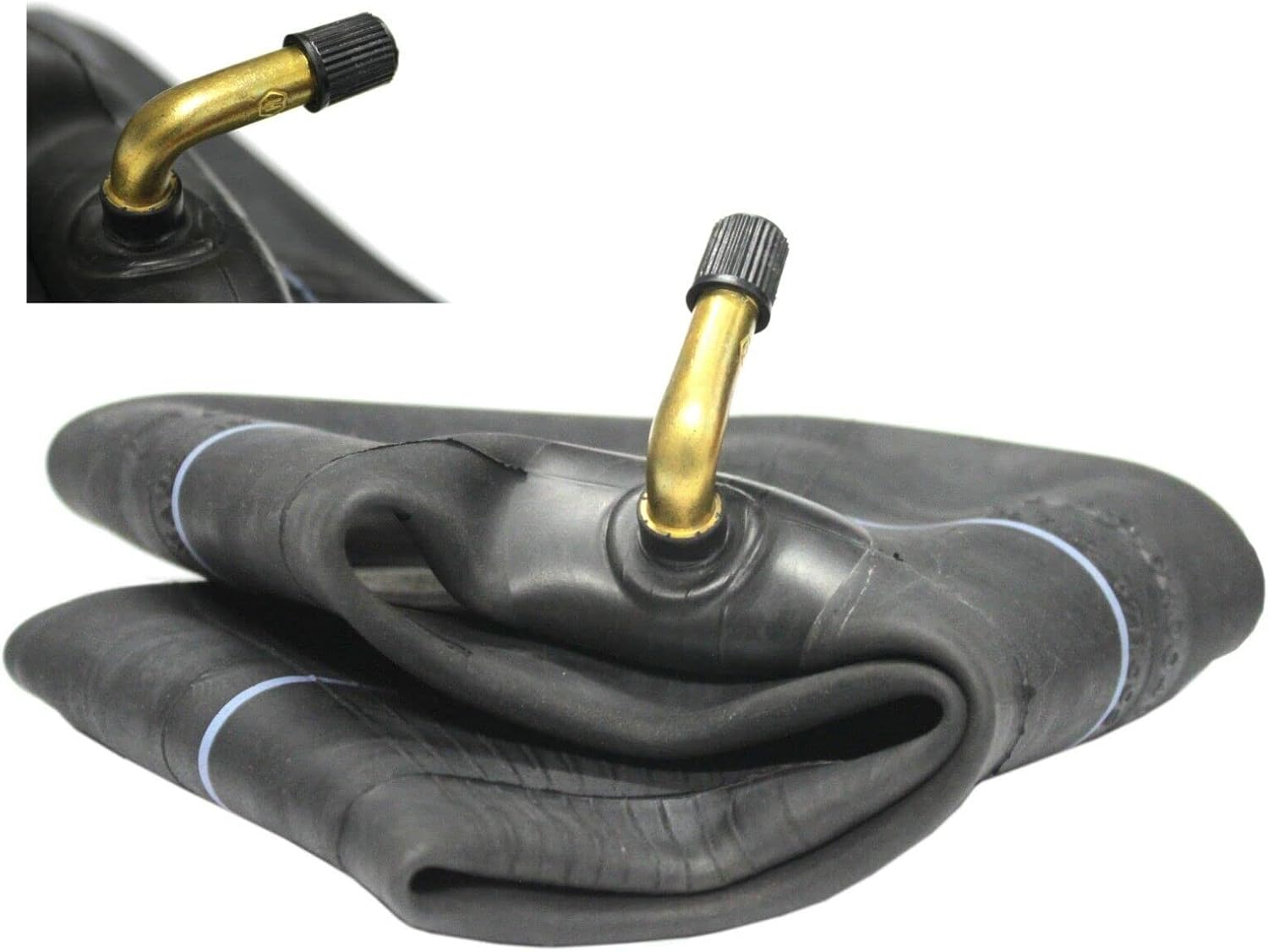 Set of 2, Tire 13x5.00-6 Lawn Mower Tire Inner Tubes TR87 Bent Metal Stem