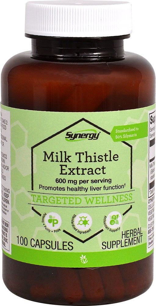 Vitacost Milk Thistle Extract - Standardized -- 600 mg per serving - 100 Capsules