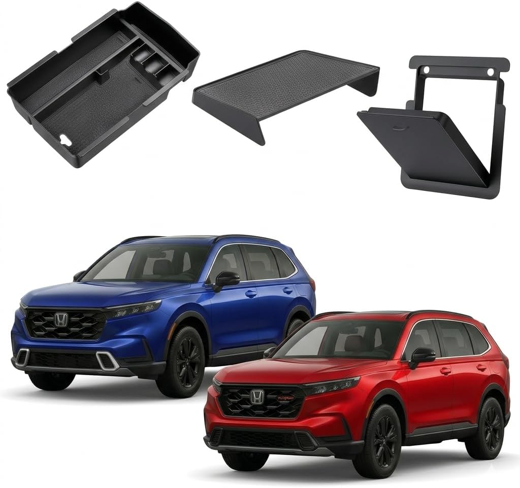 Center Console Organizer Armrest Storage for 2023-2025 CR-V 3PCS