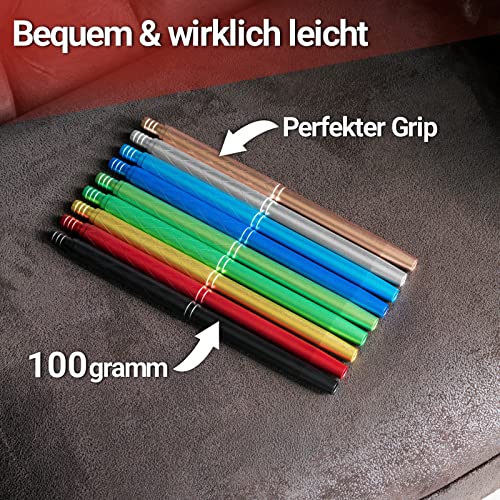 Little Dragon® Shisha Mundstück Aluminium - Bequemes & edles X-Cut Mundstück 30cm - Grandioser Durchzug Dank 10mm Öffnung - Pulverbeschichtetes Aluminium - Hochwertiges Shisha Zubehör (Mystic Green)