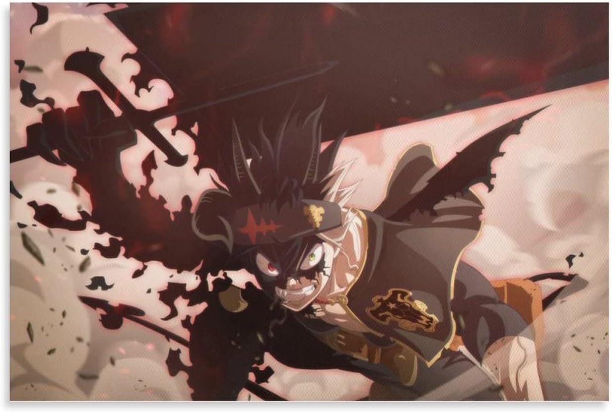 Amazon.co.jp: アニメ ブラッククローバー アスタ HD 壁紙 ポスター