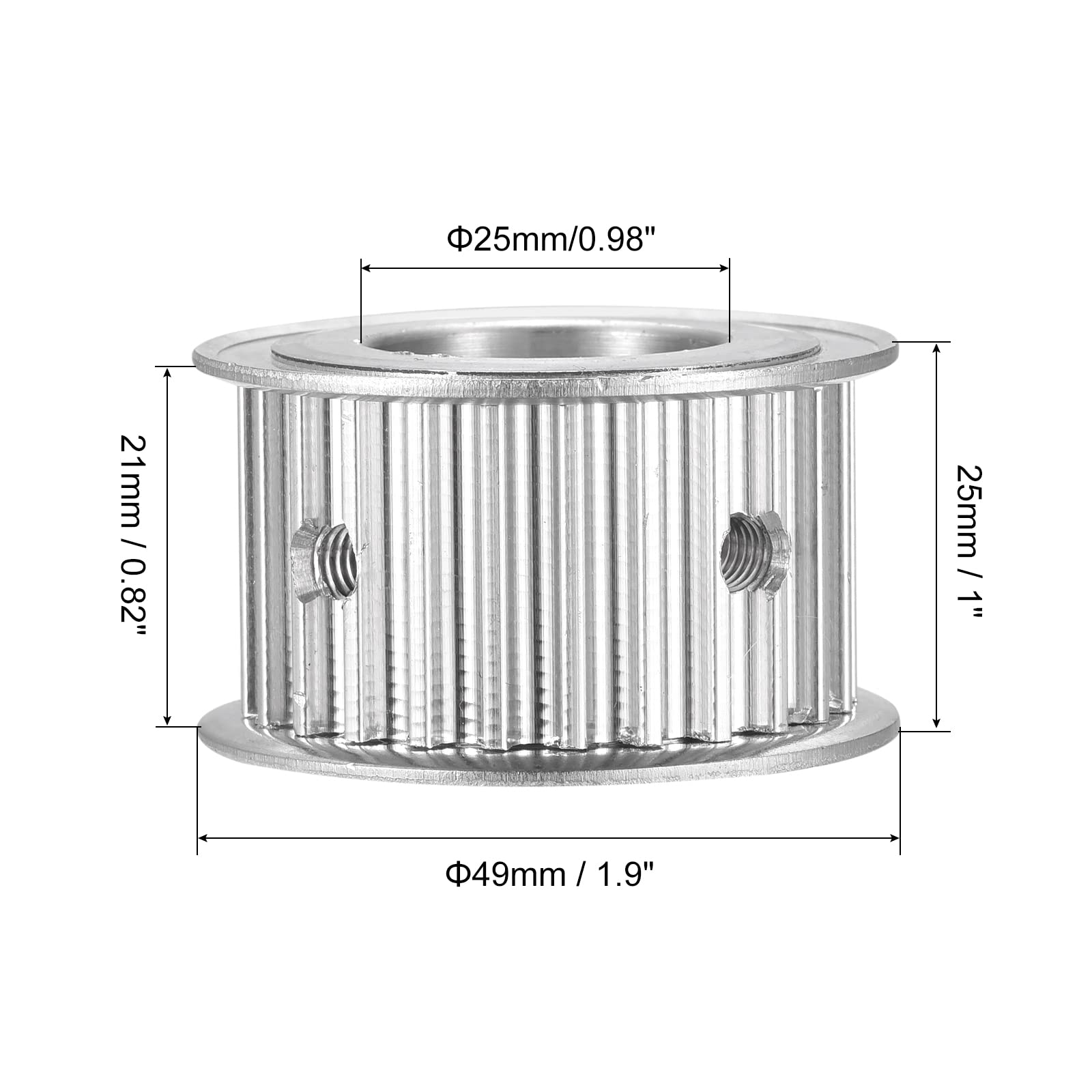 Amazon.co.jp: uxcell 5M 25歯タイミングプーリー同期ホイールベルト