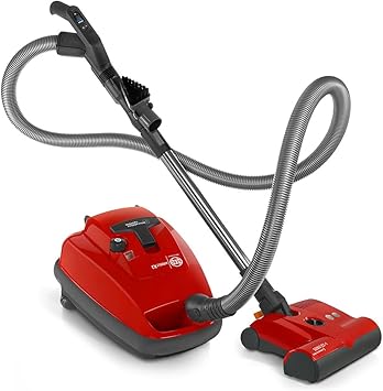 SEBO 9687AM AIRBELT K3 Premium Canister Vacuum Cleaner with 7-Year Motor Warranty, Comes with Powerful ET-1 Powerhead for Pets and Carpeting + Parquet Brush, 37-Foot Operating Radius, Made in Germany