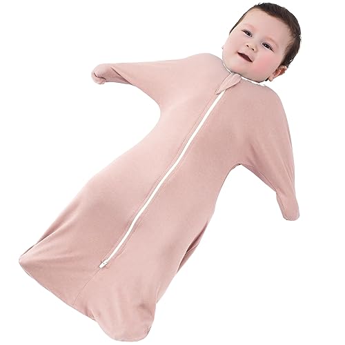 PuppyPaws - Saco de dormir para bebé, manta de transición para bebés de 3 a 6 meses, manta portátil para bebé con cremallera de 2 vías, pañales para