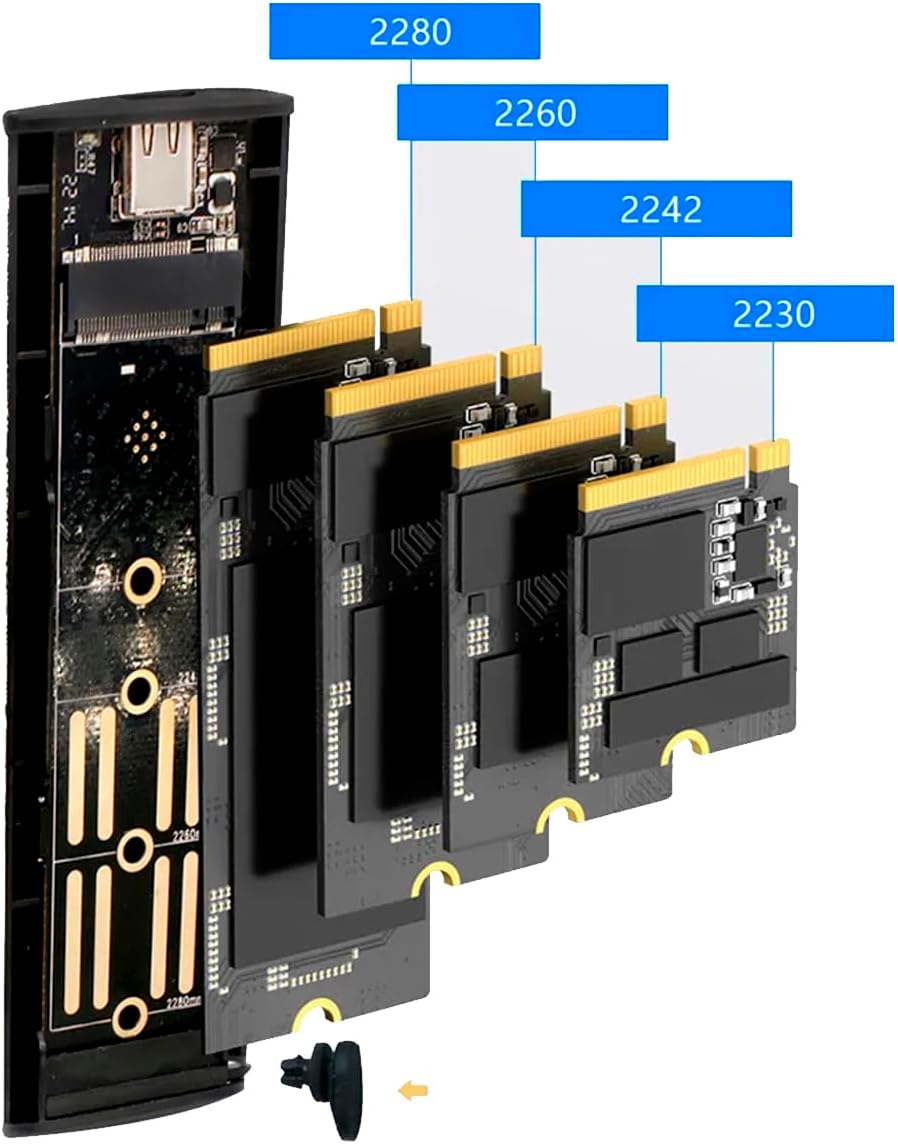 Case para SSD M.2 NVMe/SATA USB 3.1 Tipo-C: Testado 48h (2025)