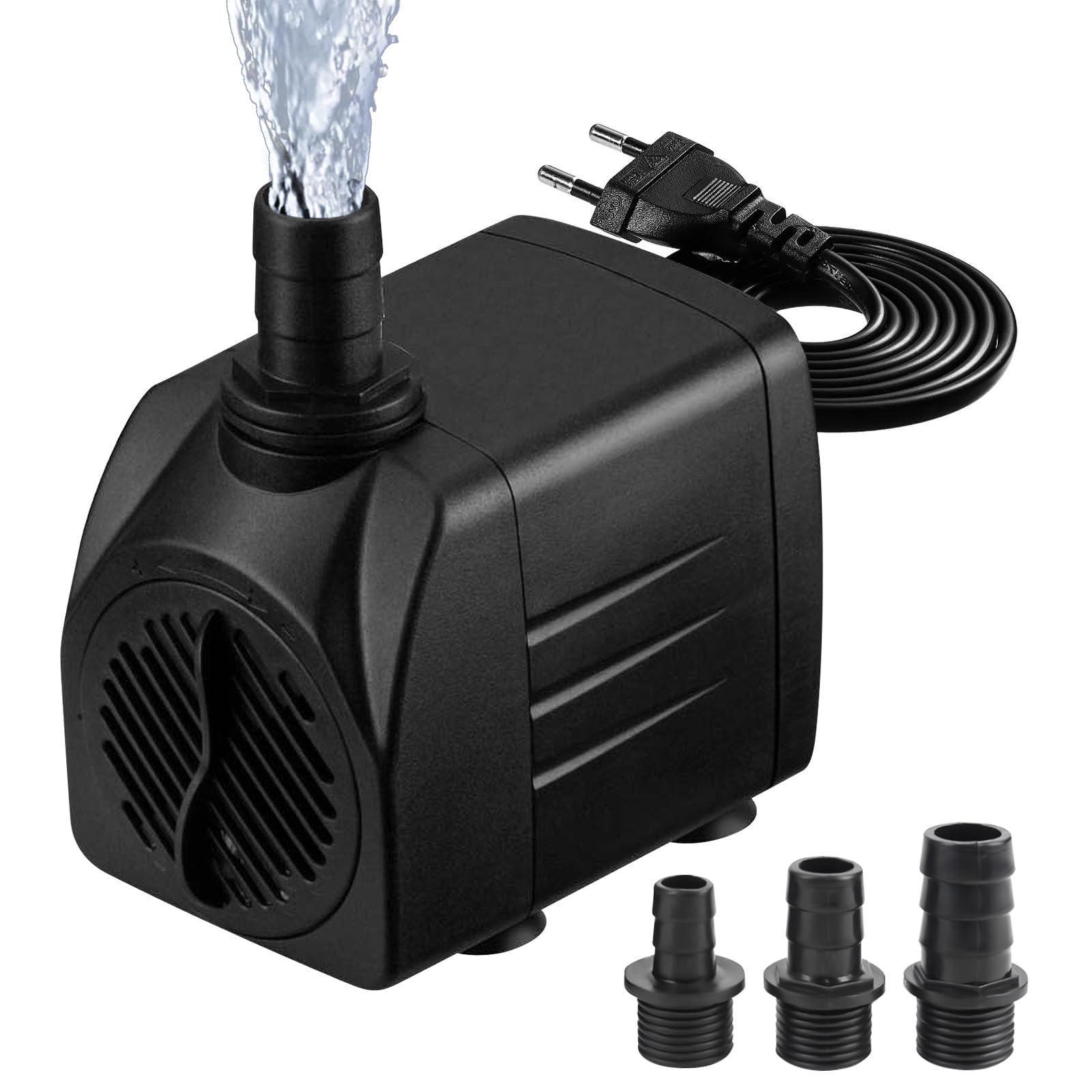 Mini Wasserpumpe 25W 1800L/H Tauchpumpe Teichpumpe Brunnenpumpe